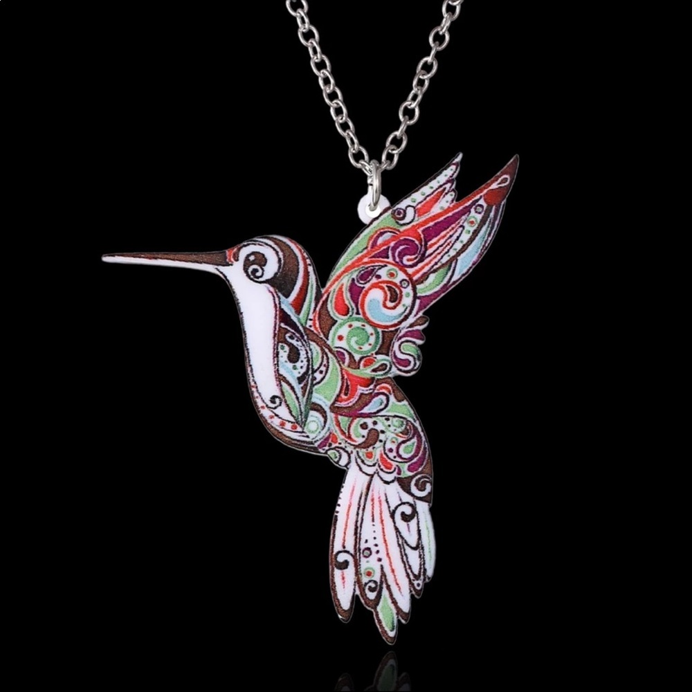 Hummingbird Necklace - Picture 2 of 6